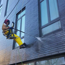 facade cleaning 4 نظافت مجتمع نوساز تجاری، مسکونی برای تحویل